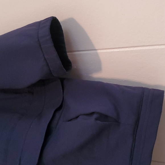 JANEVE Blue Cotton Quarter Sleeved Sailing Jacket w/ Drawstring Waist - Picture 6 of 10